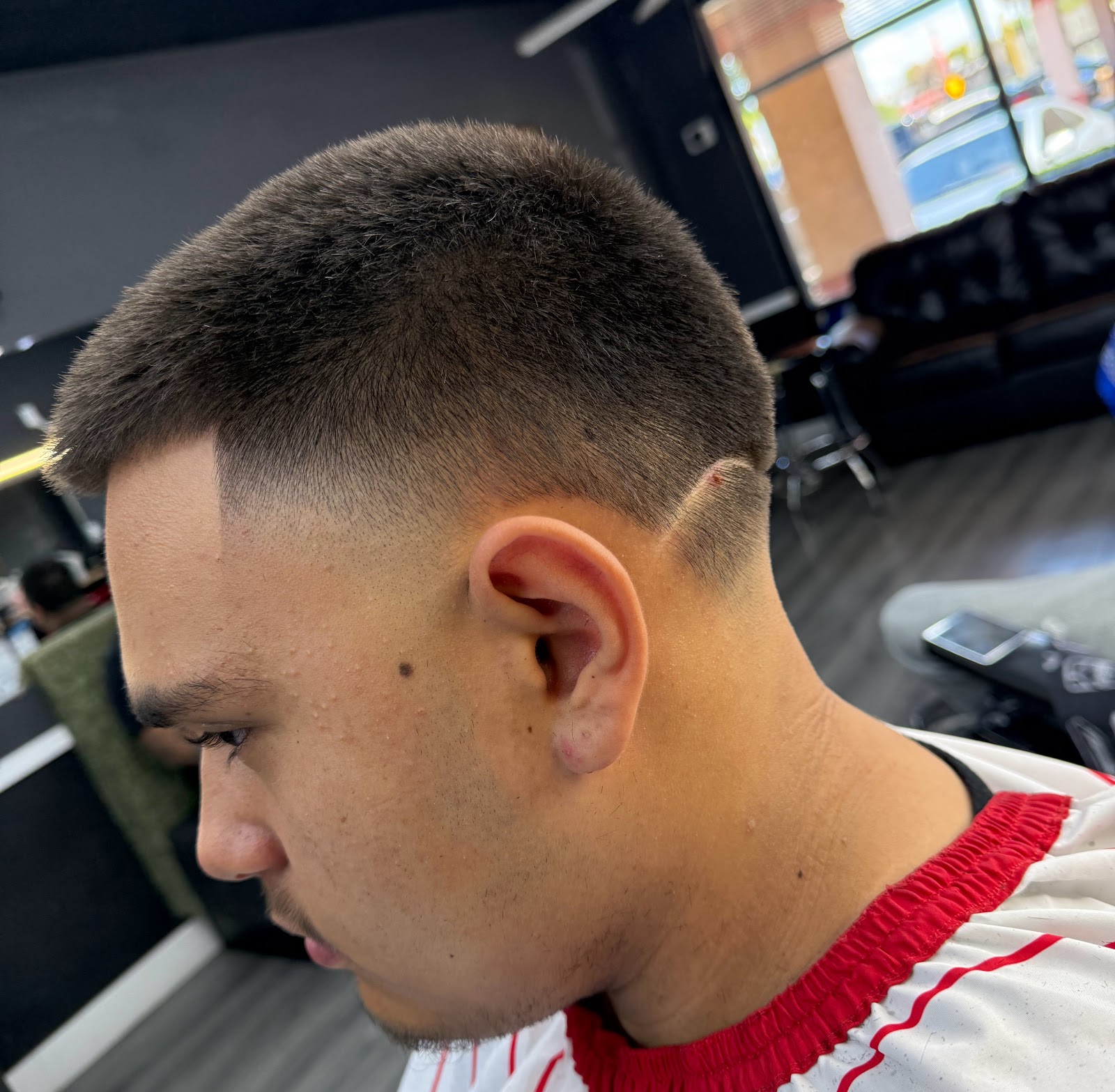 Fresh fade haircut from Sir Gentleman Barbershop